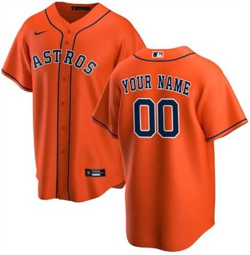 Men's Houston Astros Customized Stitched MLB Jersey