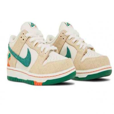 Men's Dunk Low Cream Green Shoes 0266