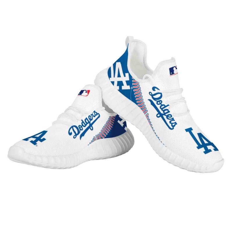 Women's Los Angeles Dodgers Mesh Knit Sneakers/Shoes 001