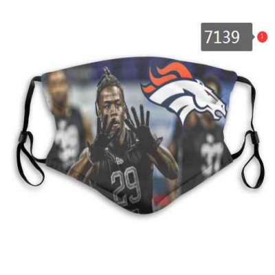 Denver Broncos Face Mask 7139 Filter Pm2.5 (Pls check description for details)