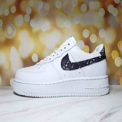 Men's Air Force 1 Low White/Black Shoes 0179