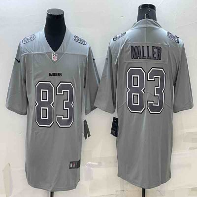 Men's Las Vegas Raiders #83 Darren Waller Grey Atmosphere Fashion Stitched Jersey