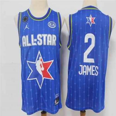 Youth Los Angeles Lakers #2 LeBron James Blue 2020 All-Star Stitched NBA Jersey