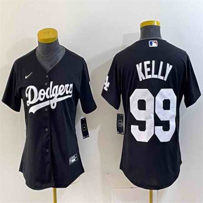 Youth Los Angeles Dodgers #99 Joe Kelly Black Stitched Baseball Jersey