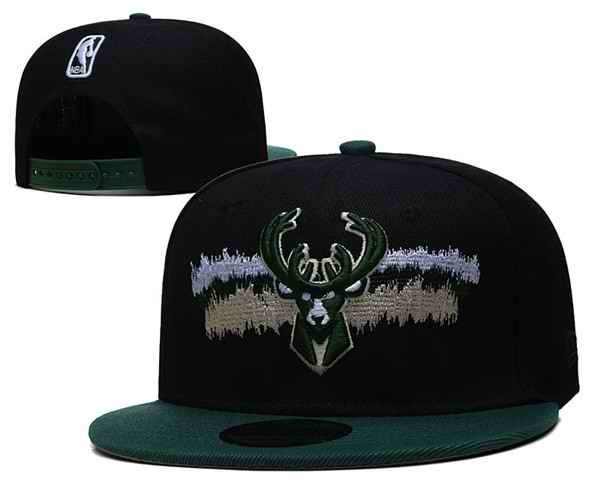 Milwaukee Bucks Finals Stitched Snapback Hats 0015