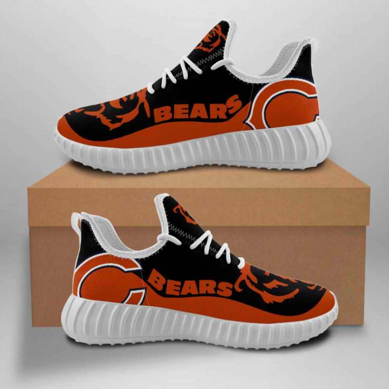 Women's NFL Chicago Bears Mesh Knit Sneakers/Shoes 009