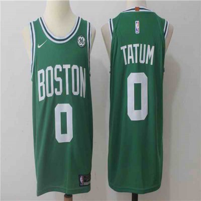 Men's Nike Boston Celtics #0 Jayson Tatum Green Stitched NBA Jersey