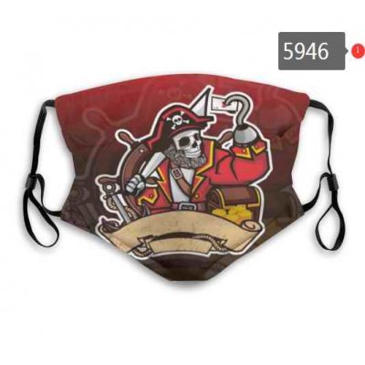 Pittsburgh Pirates Face Mask 5946 Filter Pm2.5 (Pls check description for details)