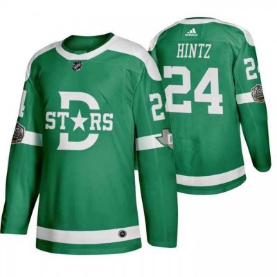 Men's Dallas Stars #24 Roope Hintz Green Stitched NHL Jersey