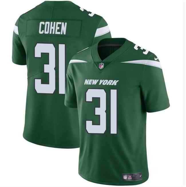 Youth New York Jets #31 Tarik Cohen Green Vapor Untouchable Limited Stitched Jersey