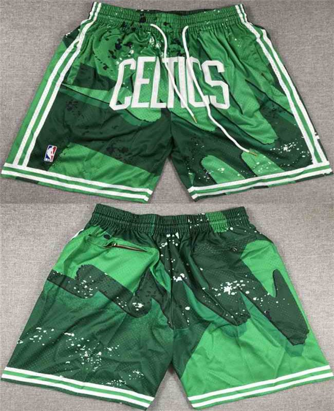 Men's Boston Celtics Green Shorts (Run Small)