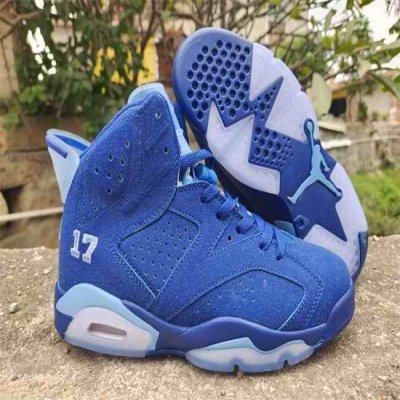 Men's Running Weapon Air Jordan 6 Royal Blue Shoes 065