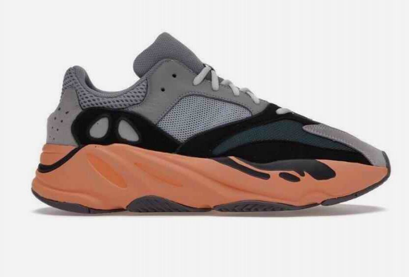 Men's Yeezy Boost 700 Wash Orange Shoes 010