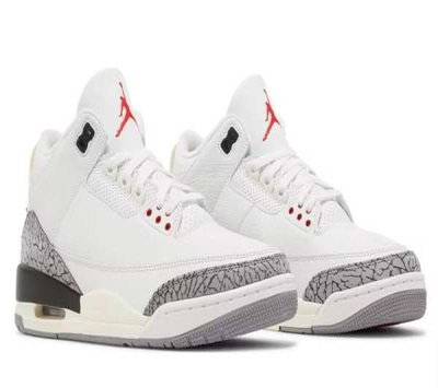 Men's Running weapon Air Jordan 3 White Shoes 064