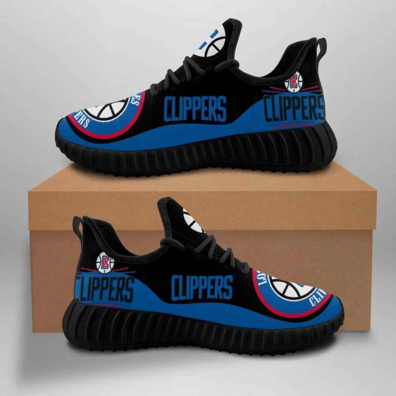 Women's Los Angeles Clippers Mesh Knit Sneakers/Shoes 004