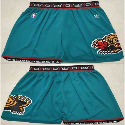 Men's Memphis Grizzlies Teal  Shorts (Run Small)