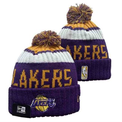 Los Angeles Lakers 2024 Knit Hats 001