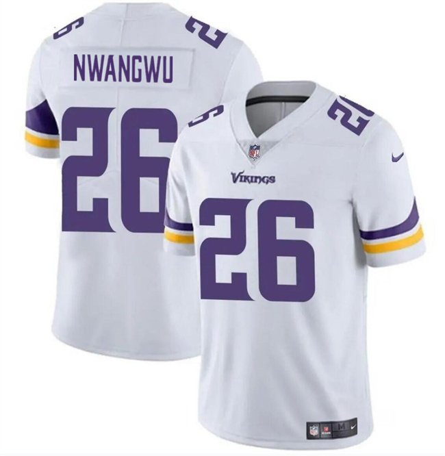 Youth Minnesota Vikings #26 Kene Nwangwu White  Vapor Untouchable Limited Stitched Jersey