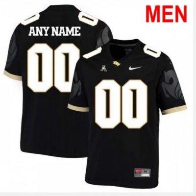 Men's UCF Knights  Black Custom College Football Stitched Jersey