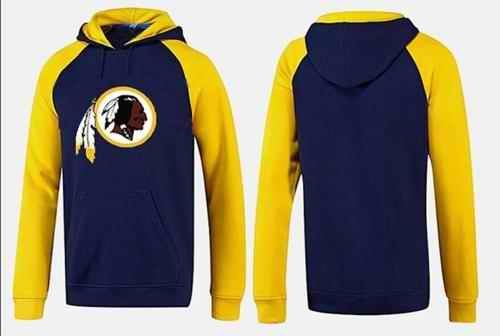 Washington Redskins Logo Pullover Hoodie Dark Blue & Yellow