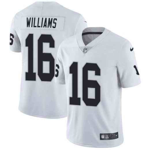 Men's Oakland Raiders #16 Tyrell Williams White Vapor Untouchable Limited Stitched NFL Jersey