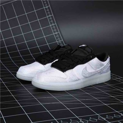 Men's Dunk Low White Shoes 0285