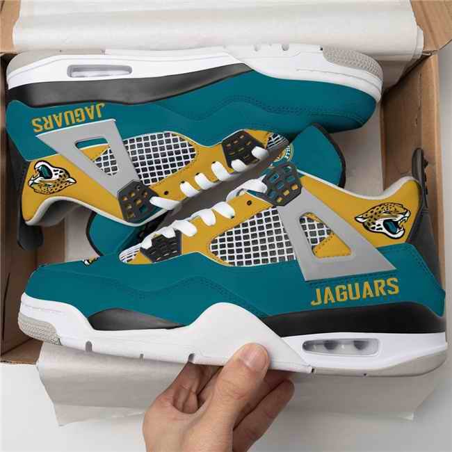 Women's Jacksonville Jaguars Running weapon Air Jordan 4 Shoes 0001