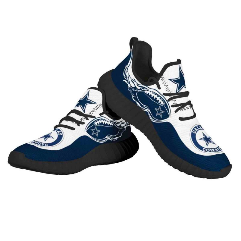 Men's NFL Dallas Cowboys Mesh Knit Sneakers/Shoes 025