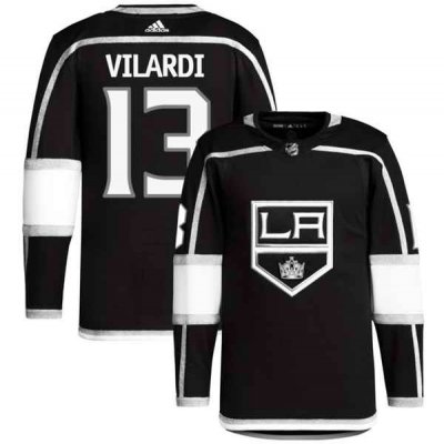 Men's Los Angeles Kings #13 Gabriel Vilardi Black Stitched Jersey