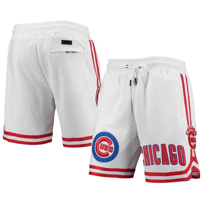 Men's Chicago Cubs White Shorts