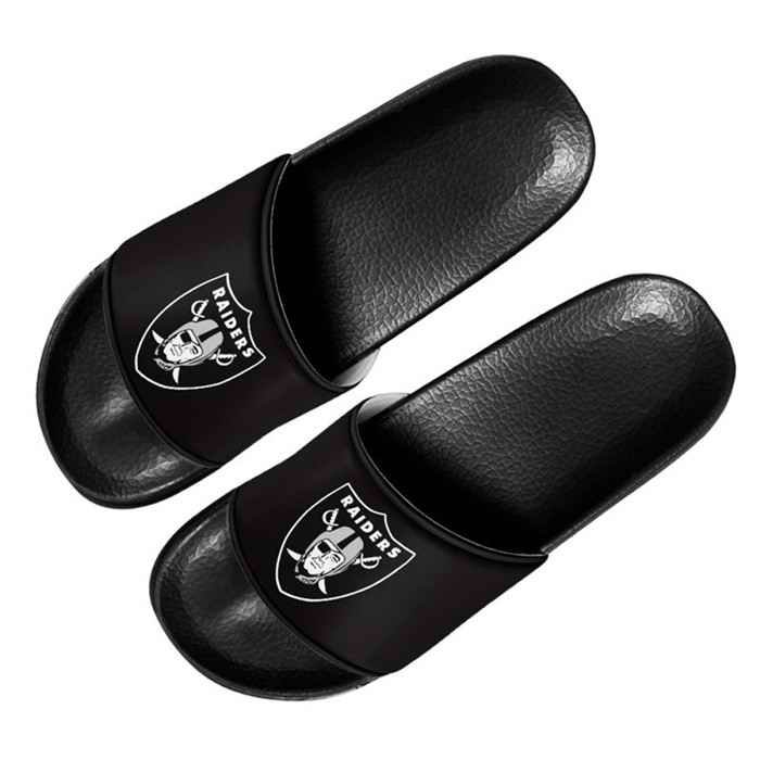 Women's Las Vegas Raiders Flip Flops 002