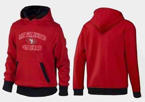 San Francisco 49ers Heart & Soul Pullover Hoodie Red & Black