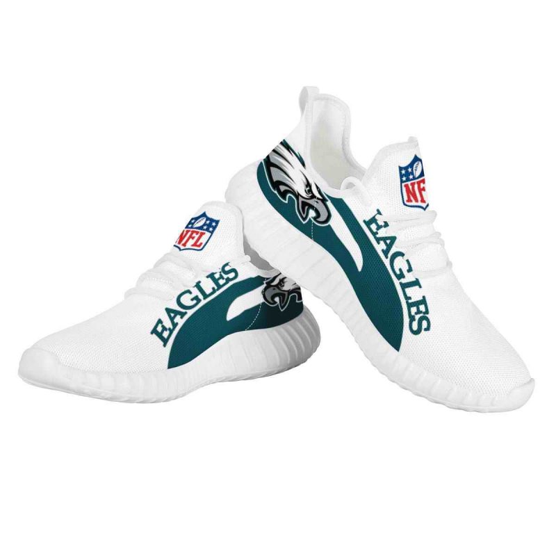 Women's Philadelphia Eagles Mesh Knit Sneakers/Shoes 013