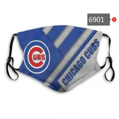 Chicago Cubs Face Mask 6901 Filter Pm2.5 (Pls check description for details)