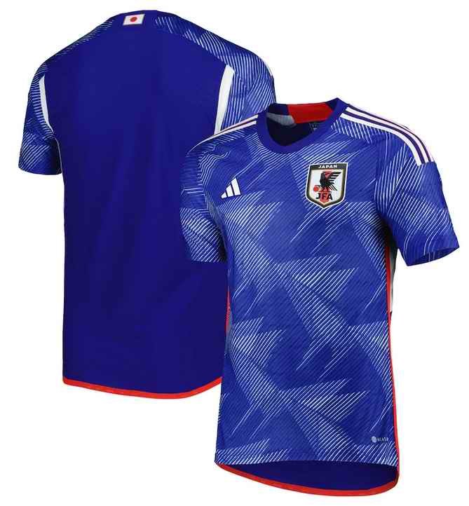 Men's Japan Blank Blue Home Soccer Jersey