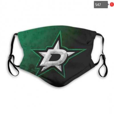 Dallas Stars Face Mask 001 Filter Pm2.5 (Pls check description for details)