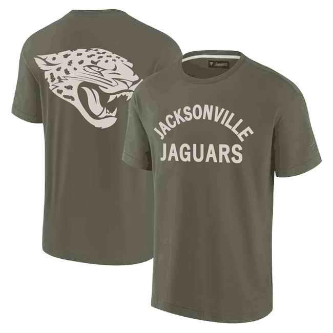 Men's Jacksonville Jaguars Olive Elements Super Soft Short Sleeve T-Shirt