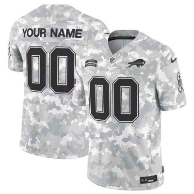 Men's Buffalo Bills Active Player Custom 2024 F.U.S.E Arctic Camo Salute to Service Limited Stitched Football Jersey