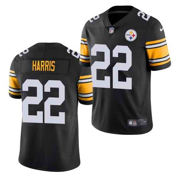 Men's Pittsburgh Steelers #22 Najee Harris 2021 Black Vapor Untouchable Limited Stitched Jersey