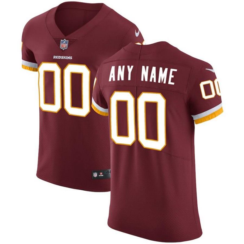 Men's Washington Redskins Burgundy Vapor Untouchable Custom Elite NFL Stitched Jersey