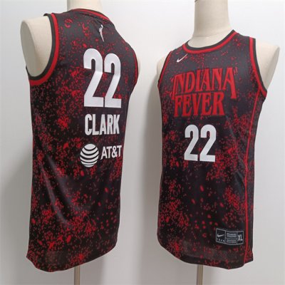 Men's Indiana Fever #22 Caitlin Clark Red Stitched Jersey