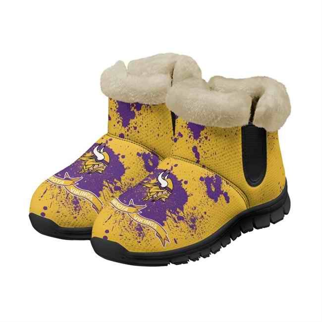 Women's Minnesota Vikings 2024 Snow Boots/Shoes 003(Pls check description for details)