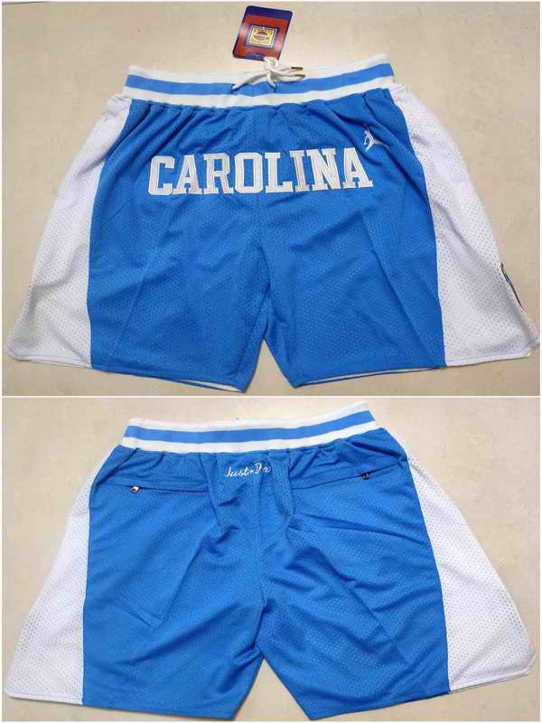 Men's North Carolina Blue/White Shorts(Run Small)