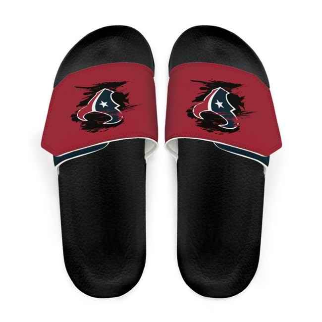 Women's Houston Texans Beach Adjustable Slides Non-Slip Slippers/Sandals/Shoes 005