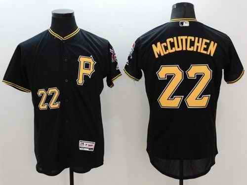 Pirates #22 Andrew McCutchen Black Flexbase Authentic Collection Stitched MLB Jersey