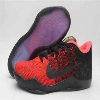 Men's Running Weapon Kobe 11 Elite Low Black/Red Shoes 052