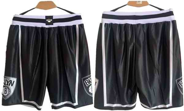 Men's Brooklyn Nets Black Shorts (Run Small)