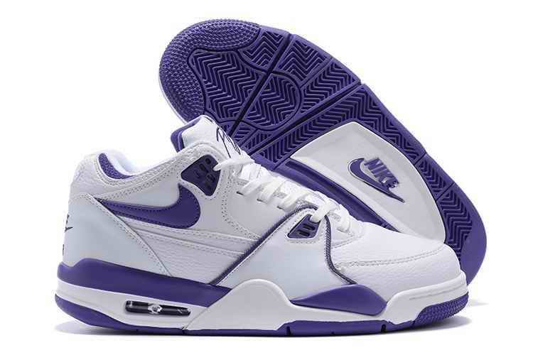 Men's Air Flight White/Purple Running shoes CN0050-101 008