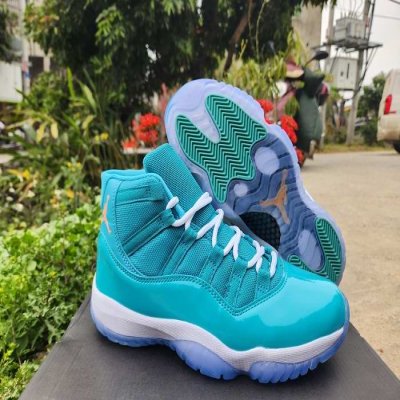 Men's Running weapon Air Jordan 11 Aqua Shoes 048