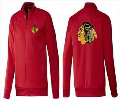 NHL Chicago Blackhawks Zip Jackets Red